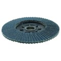 Weiler 5" Tiger Flap Disc, Conical (TY29), Backing, 80Z, 5/8"-11 UNC 50016
